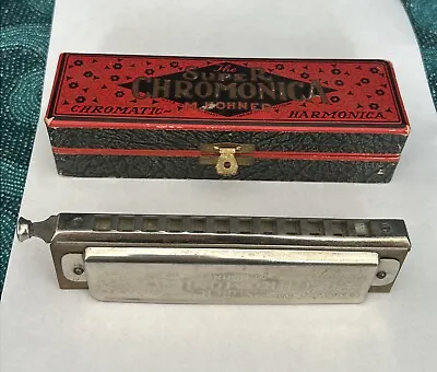 Vintage The Super Chromonica M. Hohner Chromatic 270 Key C Harmonica Orig. Box • $50