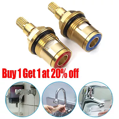 1Pair Replacement Tap Cartridge Valve Kitchen Basin Mixer Quarter Turn BSP 1/2  • £4.99