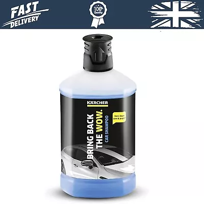 Karcher Snow Foam Bottle Pressure Washer Detergent Car Shampoo Plug Clean 3 In 1 • £9.70