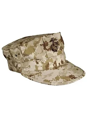 USMC 8-Point Desert Cover - Marine Corps Digital Desert Utility Hat- Made In USA • $25