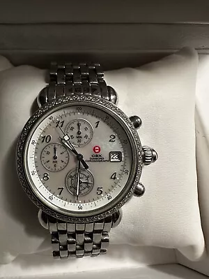 Michele Watch CSX-Diamond Chronograph 0.62 Ct Diamond • $499