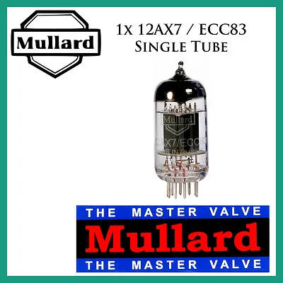 New 1x Mullard 12AX7 / ECC83 | One / Single Preamp Tube | Free Ship • $29.99