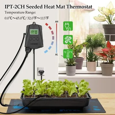 $26.39 • Buy Inkbird Wifi Temp Controller Heating Mat Seedling Thermostat Seed Germination US