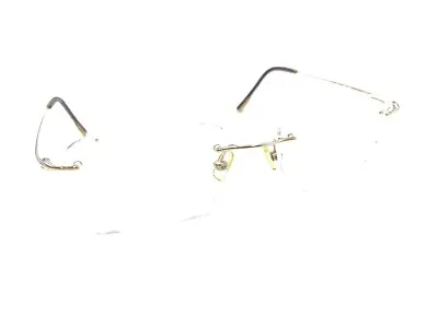 Calvin Klein 536 41 Gold Rimless Eyeglasses Frames 52-19 150 Japan Men Women • $64.99