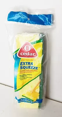O Cedar Extra Squeeze Flat For Hinge Mop Yellow Sponge Head Refill SEALED • $16.95