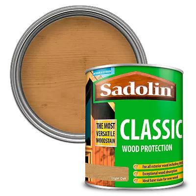 Sadolin Classic All Purpose Woodstain Light Oak 1L • £22