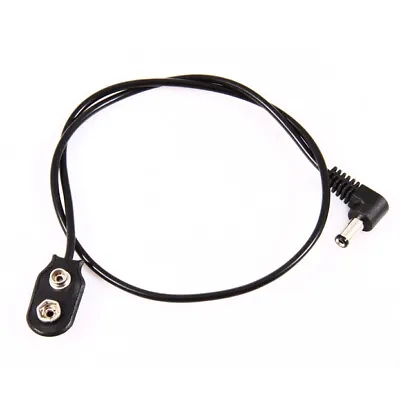 Voodoo Lab Power Supply Cable For Guitar Pedals - Battery Snap W/ Right Angle • £4.33