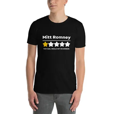 Bad Review Mitt Romney Utah Pro Democratic Joke T-Shirt • $25.99