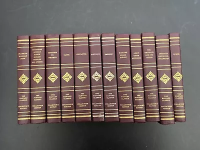 Harvard Classics Registered Collector's Edition 1989 Hardcover Grolier Lot Of 12 • $79.99