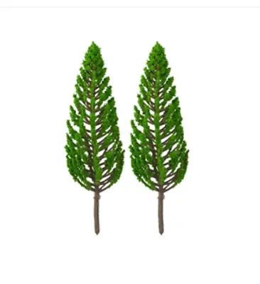 Two Arborvitae  Trees Miniature 1:24 (G) Scale Diorama  ! • $7.95