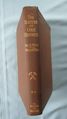 £8.10 • Buy 1905 Nature Of Ore Deposits-European Geology & Mining-Illustrated With Large Map