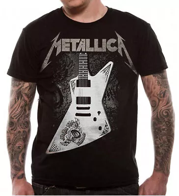 Metallica T Shirt Papa Het Guitar Official Heavy Metal James Hetfield • $15.99