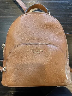 Kate Spade Mini Backpack Brown Leather • $72.95