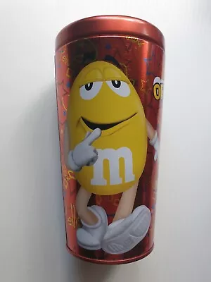 M&M'S Chocolate Metal Tin 2011 Off My Nut  Wanna See My Peanut? Red Canister • $19.95