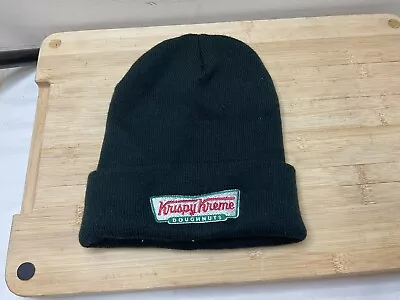 Black Krispy Kreme Doughnut Beanie A270 • $25.99