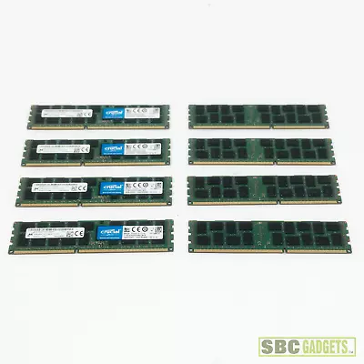 [Lot Of 8]Micron MT36JSF2G72PZ-1G9N1KG 16GB DDR3-1866 REG ECC-Total 128GB Memory • $39.99