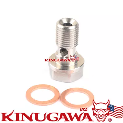 Hydraulic Brake / Callipers Oil Cooler Banjo Bolt M10x1.0mm Stainless • $9.90