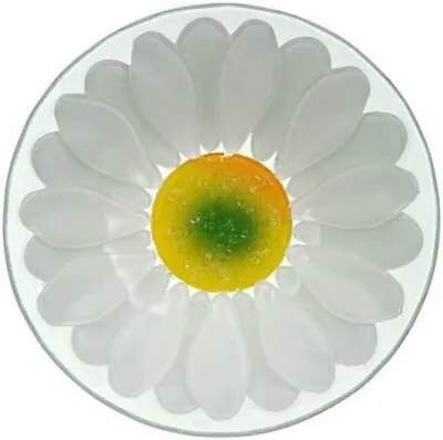 Villeroy & Boch Wonderful World Fusing Bowl Daisy 7  Fused White Yellow NWT • $37