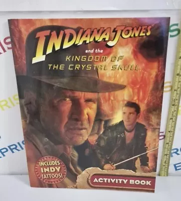 Indiana Jones And The Kingdom Of The Crystal Skull Activity Book NEW • $9.58