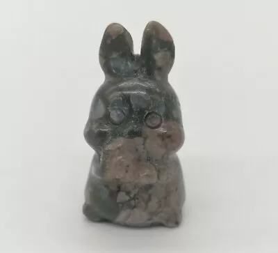 Llanite Crystal Bunny Hare Rabbit Carving 17g - Spiritual Reiki Chakra Gemstone  • £4.49