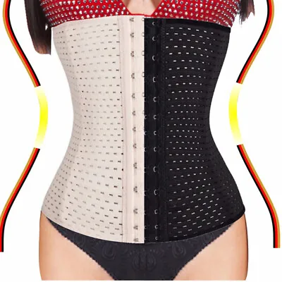 Women's Boned Waist Training Underbust Corset Tummy Tucker Lowerback Support UK • £7.79