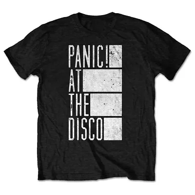 Panic! At The Disco T-Shirt Bars Rock Band Official New Black • £11.21