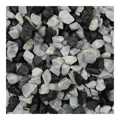£13.95 • Buy Black Ice Chippings 20mm Decorative Garden And Landscaping Gardens - 20 Kg