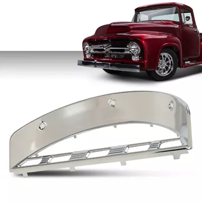 Fit For 56 Ford F100 F250 F350 Pickup Truck Dash Instrument Bezel Chrome New • $59.94