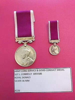 British Army Long Service And Good Conduct Medal  • £84