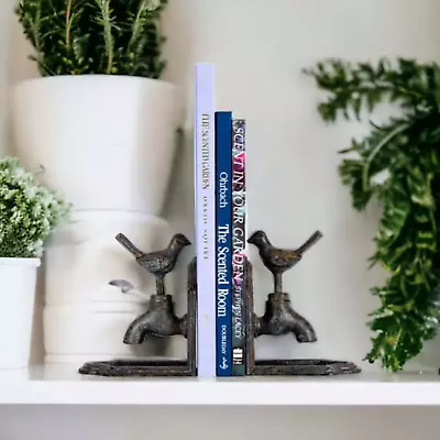 Book Ends Bookends Vintage Garden Birds • $64.50