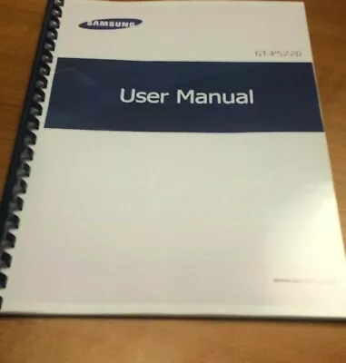 Samsung Galaxy Tab 3 10.1 P5220  Printed Instruction Manual User Guide 113 Pages • £14.99