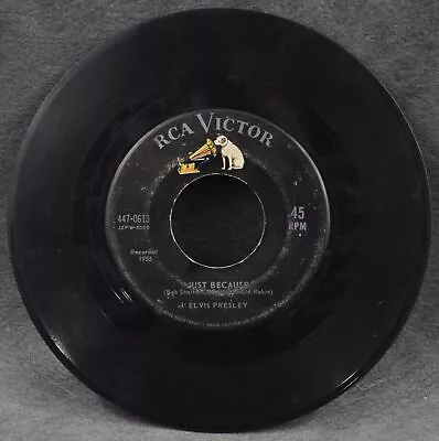 Elvis Presley 45 RPM  Just Because/Blue Moon  RCA Victor Recorded On 1955 VG • $41.95