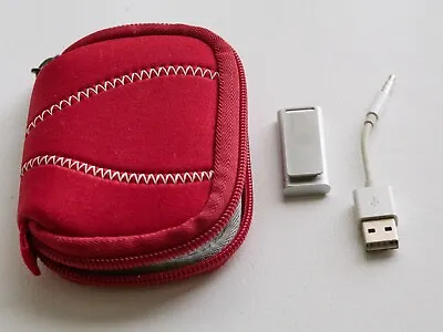 $55 • Buy IPod Shuffle 3rd Gen 4GB Silver With Cable And Carrying Pouch