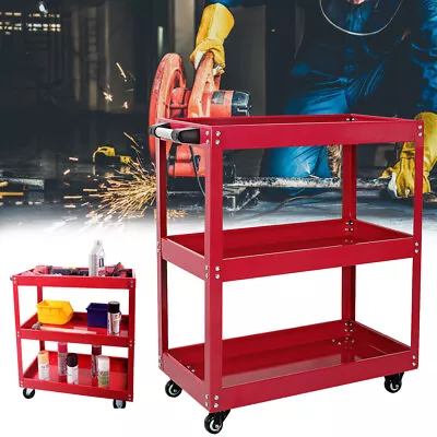 3 Tier Mechanics Rolling Tool Box Detailing Cart Heavy Duty Wash Trolley Storage • $78.19