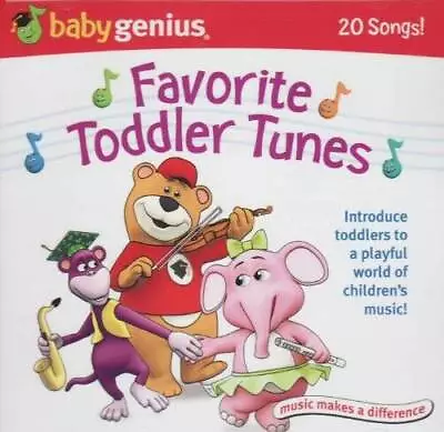 Favorite Toddler Tunes - Audio CD By Baby Genius - VERY GOOD • $5.98