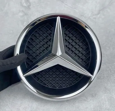 For Mercedes Benz Chrome Grill Star Base Logo Badge W176 W205 W207 ACB Class • £23.99