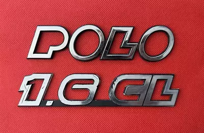 Vw Polo 1.6 Gl - Vintage  Car Badge / Emblem • $10.22