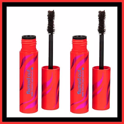 2 X Covergirl Flamed Out Water Resistant Mascara 335 Black/Brown Blaze Free Post • £21.66