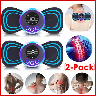 Electric Neck Mini Massager Back Full Body Stimulator Pain Relief Device HealthO • $8.51