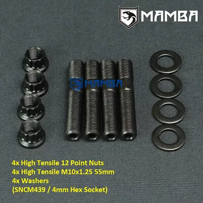 Grade 10.9 SNCM439 Turbo Manifold Studs Kit For Nissan RB20 RB25 M10x1.25 55mm • $71.88