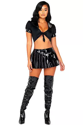 Roma Pleated Vinyl Skirt Adult Women Costume Accessory 5136 • $16.58