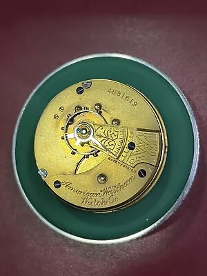 Waltham 18s Grade 1 Pocket Watch Movement 7j • $24