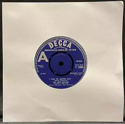 The Neat Change – I Lied To Auntie May – USED Vinyl 7  Single - DEMO • £119.99