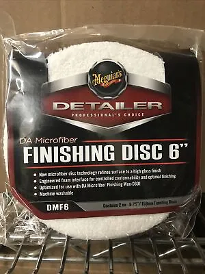 Meguiar's DMF6 DA 6  Microfiber Finishing Disc 2 Pack NEW • $25.95