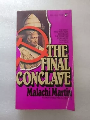 (L112) The Final Conclave By Malachi Martin 1978 1st Printing.used Pocket Book.  • $18