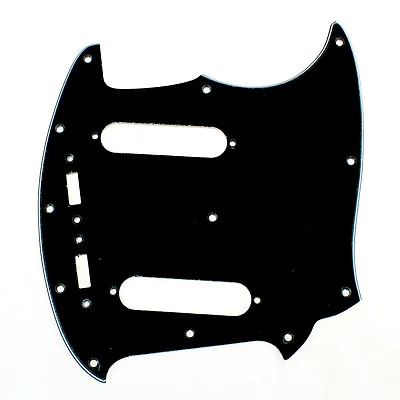 (A69) Custom Guitar Pickguard Fits Mustang Classic Series Style 3ply Black • $12.99