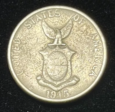 1945 S Philippines 5 Centavos San Francisco Mint WWII • $2.99