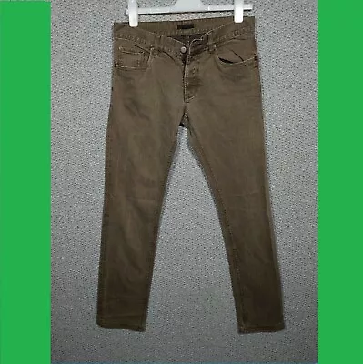 £83.65 • Buy PRADA Pure Indigo Denim Jeans Tapered Fit Stretch Cotton Casual Trousers W32 M