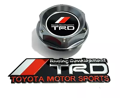 Billet Engine Oil Cap For Rav4 Tundra Celica Gts Gt-s 2zz-ge + Trd Emblem Jdm • $25.95