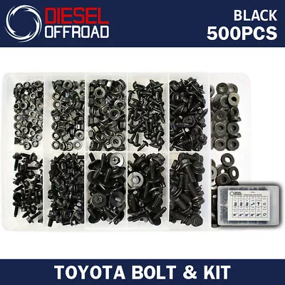 Bolt + Nut Kit 500 Pcs For Race Carrally Cardriftcartrack Cargtrgts-t180sx • $88